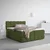 Boxspring Krevet Bubble Box 160/200 cm , maslinasto zelena
