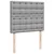 Vidaxl Box spring postelja z vzmetnico svetlo siva 120x200 cm blago