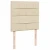 vidaXL vidaXL Box spring postelja z vzmetnico krem 90x200 cm blago, (21291462)