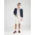 JACK & JONES Srajca JORNANTUCKET temno rdeča/bela