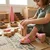 Otroški barefoot copati RAYVE SLIPPERS ELASTIC rožnati - 24