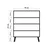 Hanah Home Komoda Multilüx Posy 95x111x36cm Šarena