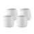 Porcelanski vrčki za mleko, 100 ml, set 4 kos