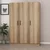 Hanah Home Garderober Kale-2281, 135x190x52 cm, Hrast