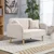 Homestar Dvosed 130x70x80 cm krem