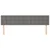 Vidaxl Posteljno vzglavje temno siva 200x5x78/88 cm blago