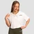GymBeam Women‘s Limitless Cropped T-Shirt White
