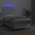 Vidaxl Box spring postelja z vzmetnico LED bel 90x190 cm umetno usnje