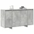 Kreveta Betonski sivi 135 x 41 x 75 cm Konstruirano drvo