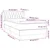 Vidaxl Box spring postelja z vzmetnico temno rjav 90x190 cm blago