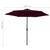 Vrtni suncobran s metalnim stupom 300 cm bordo