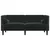 Sofa Crna 174 x 74,5 x 70,5 cm Baršun