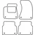 Textile car mats Audi A8 2010-2017