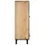 Visoka komoda 60 x 33 x 100 cm od masivnog drva manga