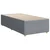Vidaxl Box spring postelja z vzmetnico svetlo siv 100x200 cm blago