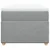 Vidaxl Box spring postelja z vzmetnico svetlo siv 100x200 cm blago