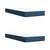 Vidaxl Box spring postelja z vzmetnico modra 200x200 cm blago