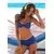 BUFFALO Bikini zgornji del, modra