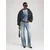 G-STAR Majica  moder denim / siva / bela