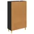 Highboard Crni hrast 70 x 31 x 115 cm Konstruirano drvo