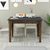 HANAH HOME Kuhinjski sto Kiev 504 Walnut Anthracite