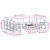 Set vanjskih sofa 10 kom. Prirodna i svijetlo siva