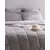 Madame Coco Komplet posteljina Cassis, 215x235cm, Siva