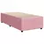 vidaXL Box spring postelja z vzmetnico roza 90x200 cm žamet