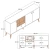 Hanah Home Komoda Napoli 180x81x35cm Orah