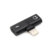 Adapter za slusalice I punjenje W2 iPhone lightning crni