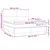 Vidaxl Box spring postelja z vzmetnico temno siva 180x200 cm blago