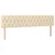 Vidaxl Box spring postelja z vzmetnico krem 200x200 cm blago