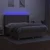 Vidaxl Box spring postelja z vzmetnico LED taupe 180x200 cm blago