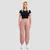 GymBeam Women‘s Aura Cropped T-Shirt Black
