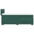 Vidaxl Box spring postelja z vzmetnico temno zelena 100x200 cm žamet