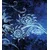 Tapeta neobičajna modra risba - 245x270