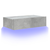TV ormarić s LED svjetlima siva boja betona 60 x 35 x 15,5 cm