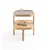 Hanah Home pomoćni sto Milan Kare 60, 60 cm, hrast