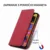 Rdeča Elegantna Flip torbica (iPhone 13 Pro)