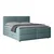Livetastic BOXSPRING POSTELJA 180 cm  x 200 cm , les, kovina, umetna masa, tekstil modra