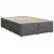 Vidaxl Posteljni okvir brez vzmetnice temno siv 140x190 cm blago