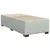 Vidaxl Box spring postelja z vzmetnico svetlo siv 90x190 cm žamet