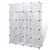 Modularni ormarić s 14 pretinaca bijeli 37 x 146 x 180,5 cm