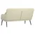 Klop krem 110x76x80 cm umetno usnje