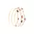 Mattia Cielo-18kt rose gold Rugiada mixed gemstone bangle-women-Gold