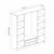 Hanah Home Garderober Kale-3858, 180x210x52 cm, Orah