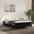 Vidaxl Box spring postelja z vzmetnico črna 140x200 cm žamet