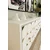 Hanah Home komoda Moka 180, 180 cm, bela / zlatna