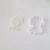 KREATIVNI SLATKIŠI Modla za kolače i ukrase Cvetna silueta ženskog lika, 8 cm, Bela