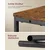 Songmics Stranska mizica 18x45x58 cm rjava